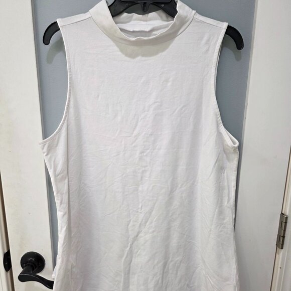 Torrid Tops - Torrid White High Neck Sleeveless Tank Top – Size 3